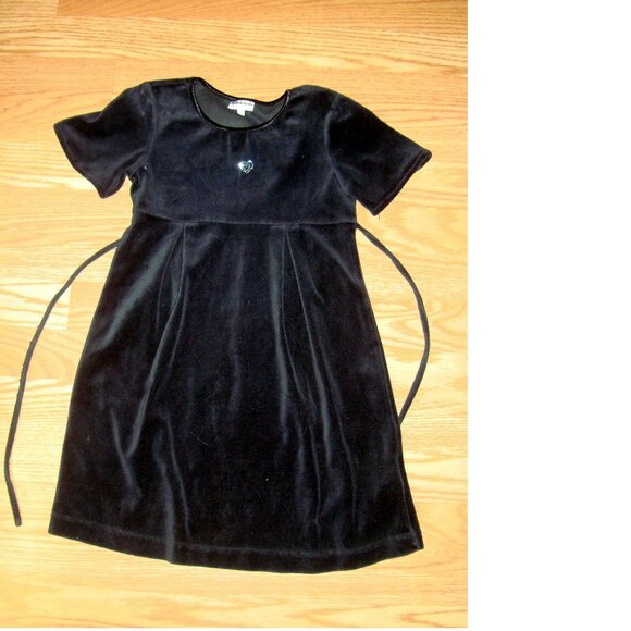 Lullah Bette Black and White Dress Youth Size 8 - Picture 1 of 2